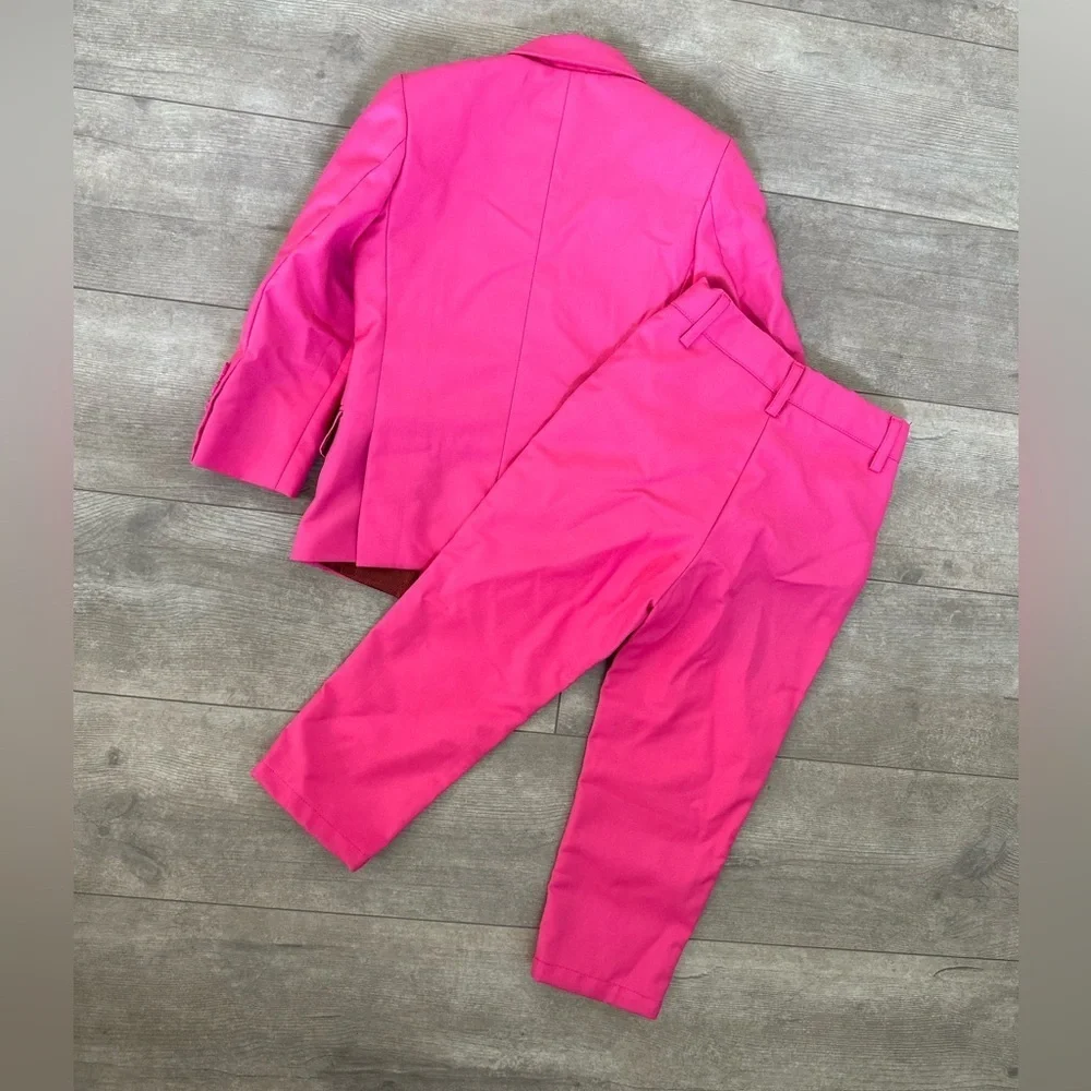 Boutique 3T Toddler Boy Formal Suit Jacket & Pants Set EUC - Picture 6 of 11